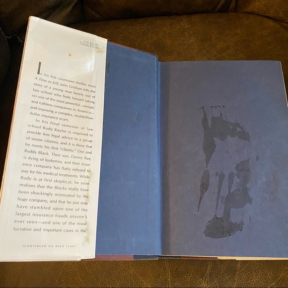 The Rainmaker by John Grisham, 1st Edition, 1st Printing, Hardcover Dustjacket - Picture 8 of 11
